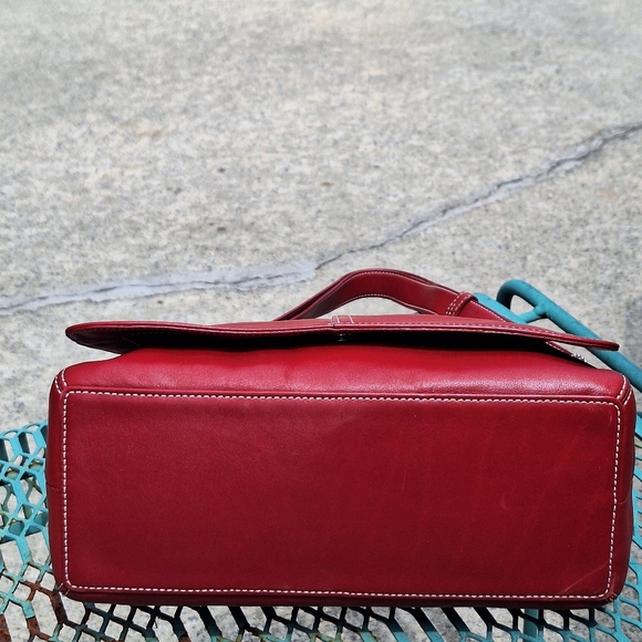 Vintage Like New! 2004 Red Wine color Coach. NºDO43-9570 - Picture 7 of 16